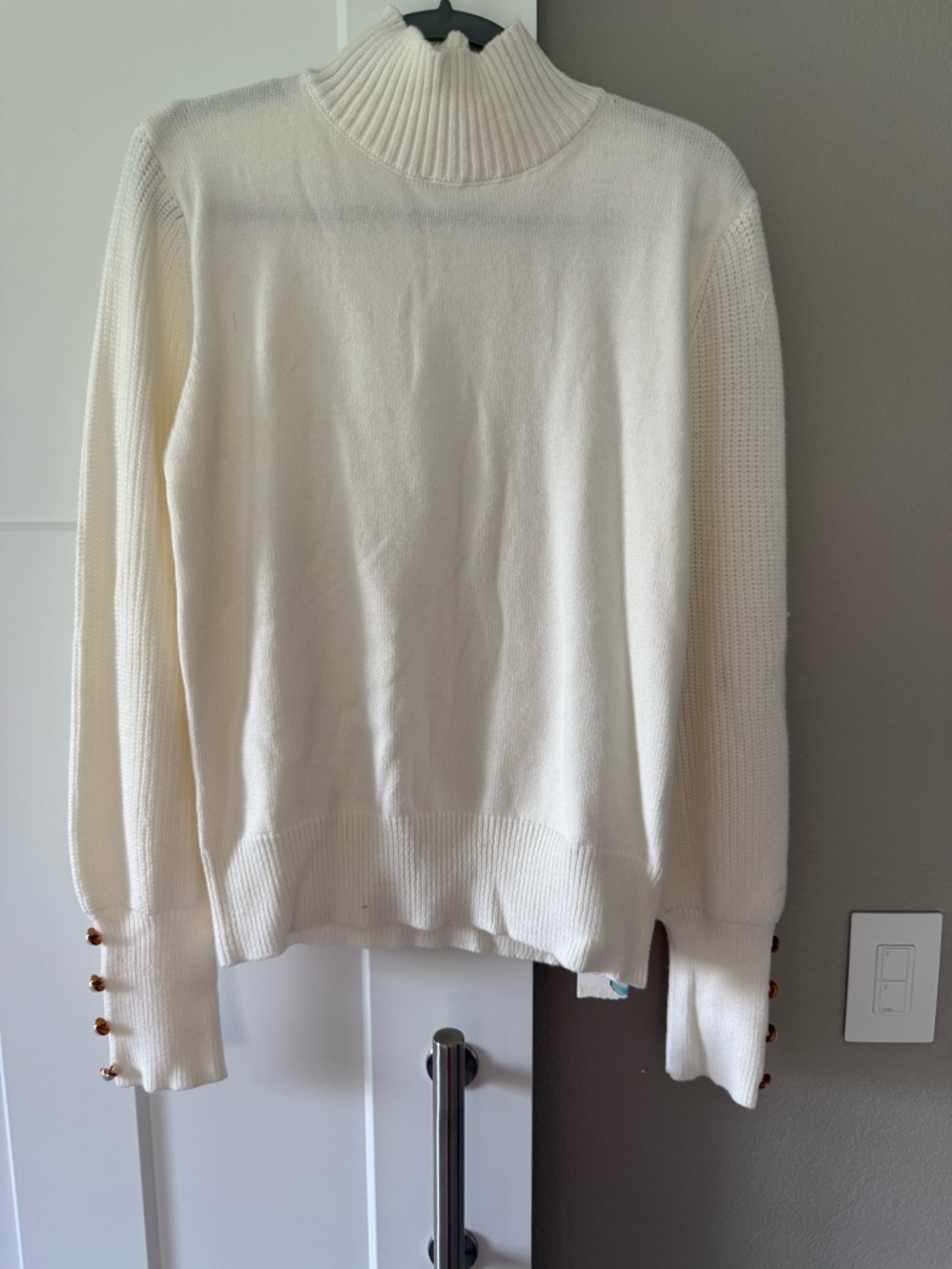 NWT White Turtleneck Sweater